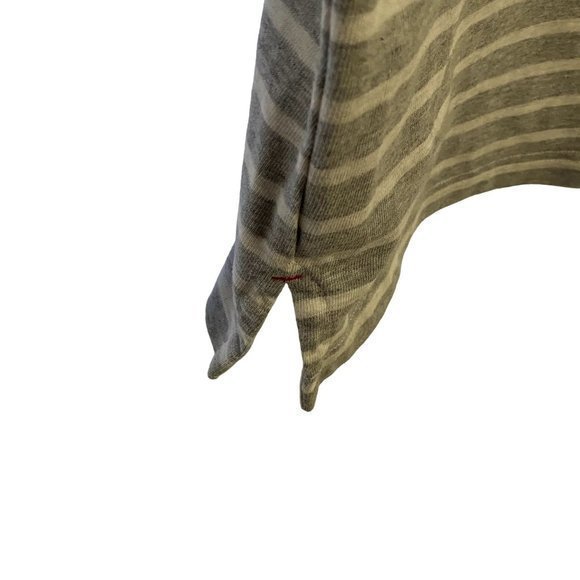 Vineyard Vines Stripe Cotton Dress Gray and White Size Medium - Picture 2 of 8